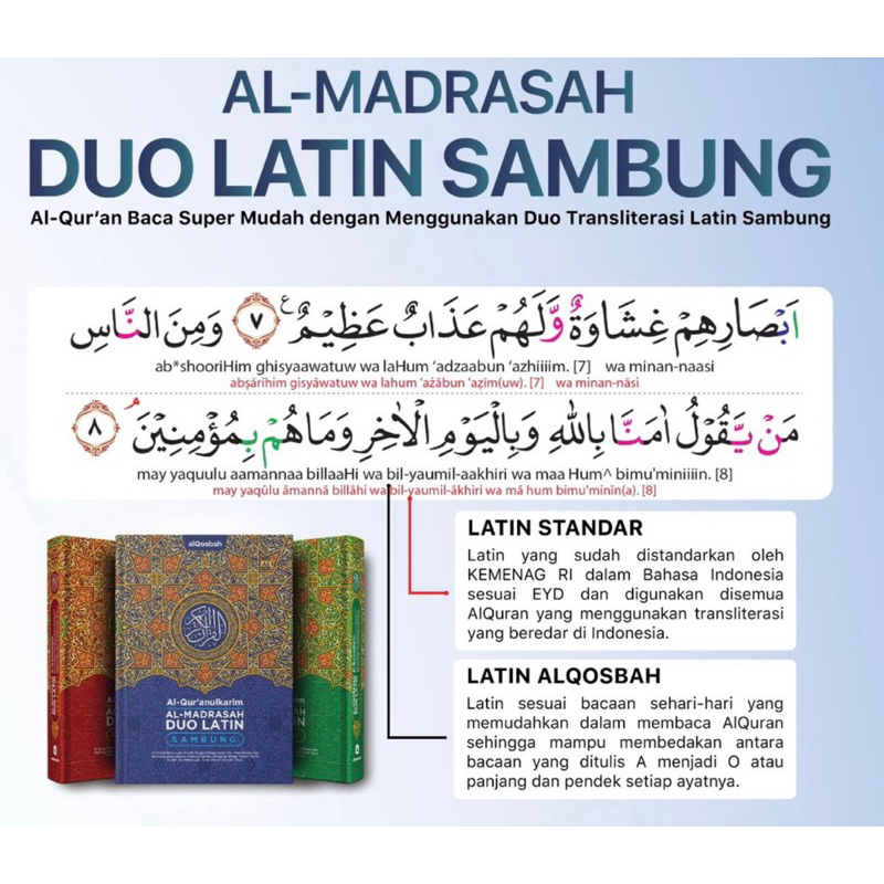 Jual Al Quran Al Madrasah Duo Latin A4 Terjemah AlQuran Al Madrasah