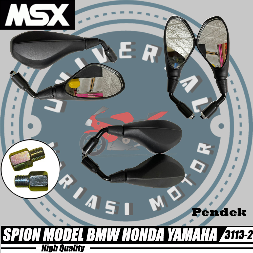 Jual Kaca Spion Europe Model Bmw Short Pendek Universal Semua Motor