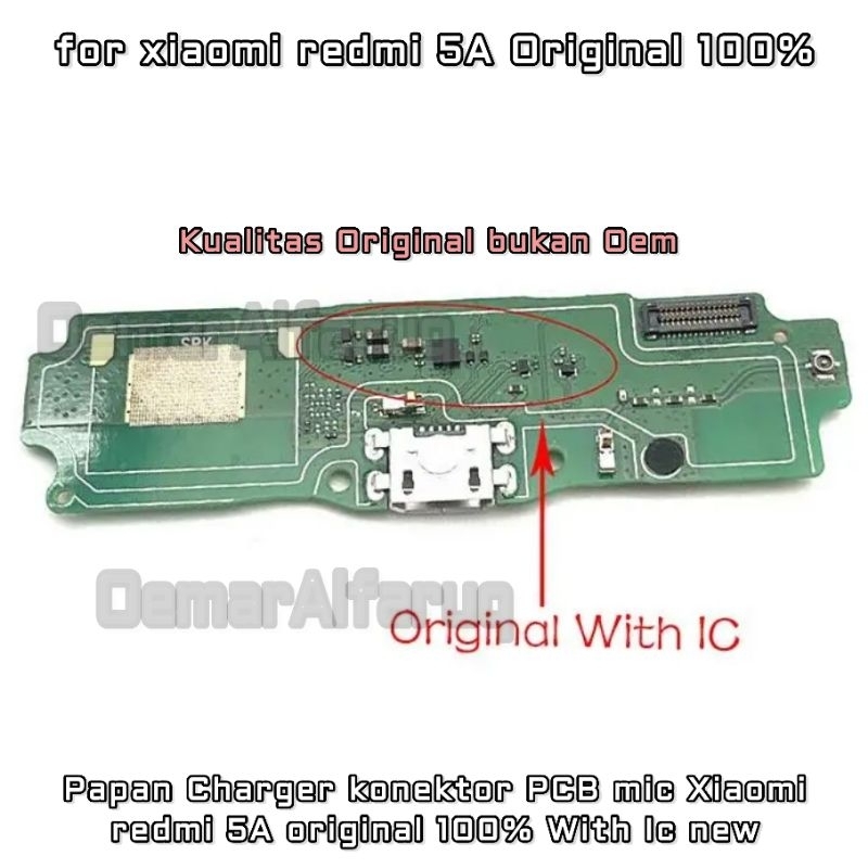 Jual Board Papan Konektor Charger Cas Xiaomi Redmi A Original