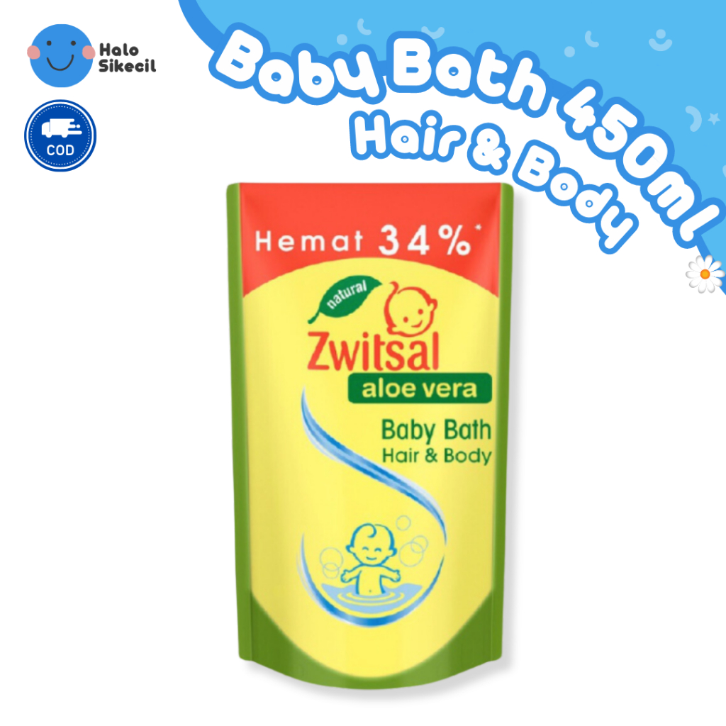 Jual ZWITSAL Hair Body 450ml Refill Pouch Hemat Zwitsal Sabun Mandi