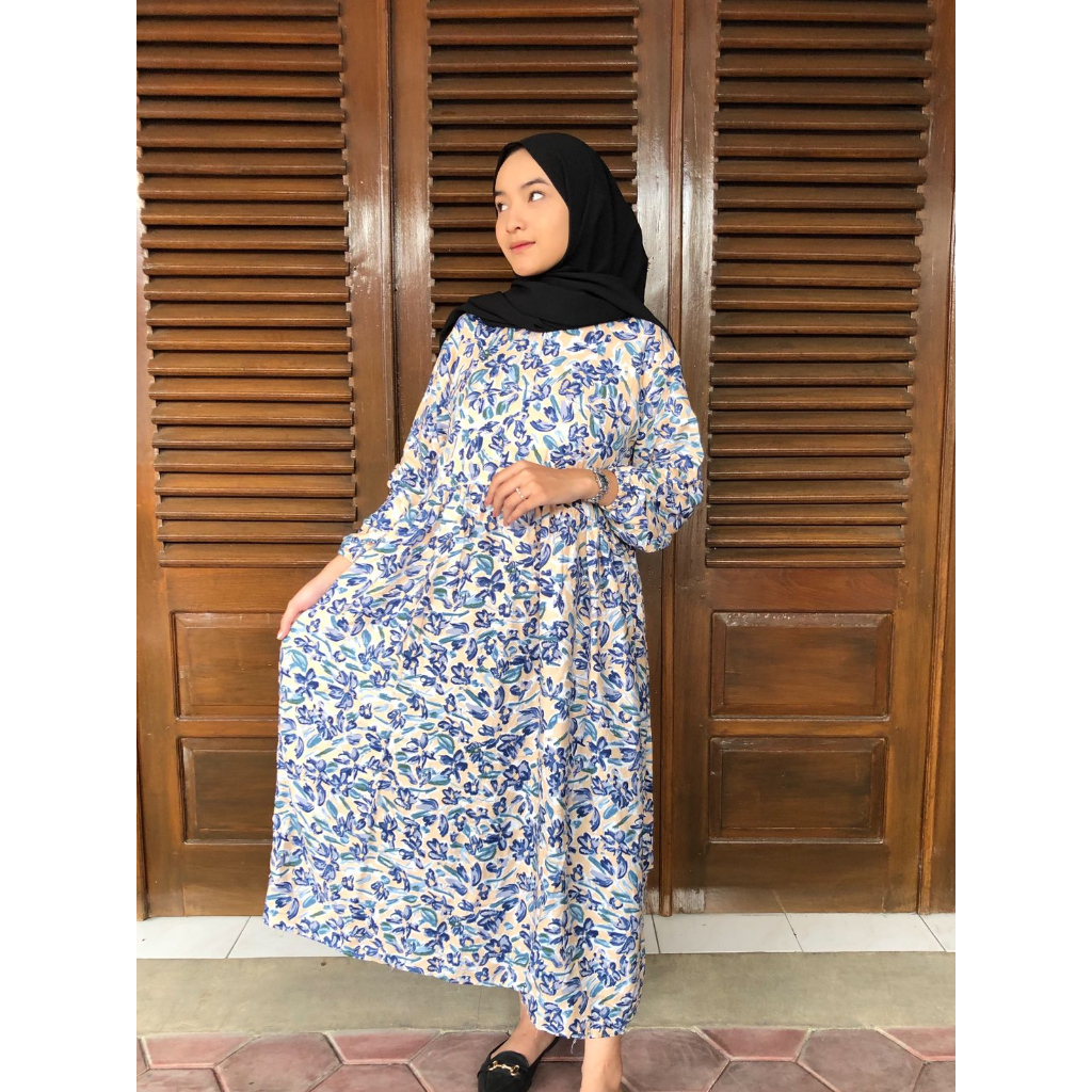 Jual Midi Dress Wanita Kekinian Kualitas Premium Dress Wanita Dewasa