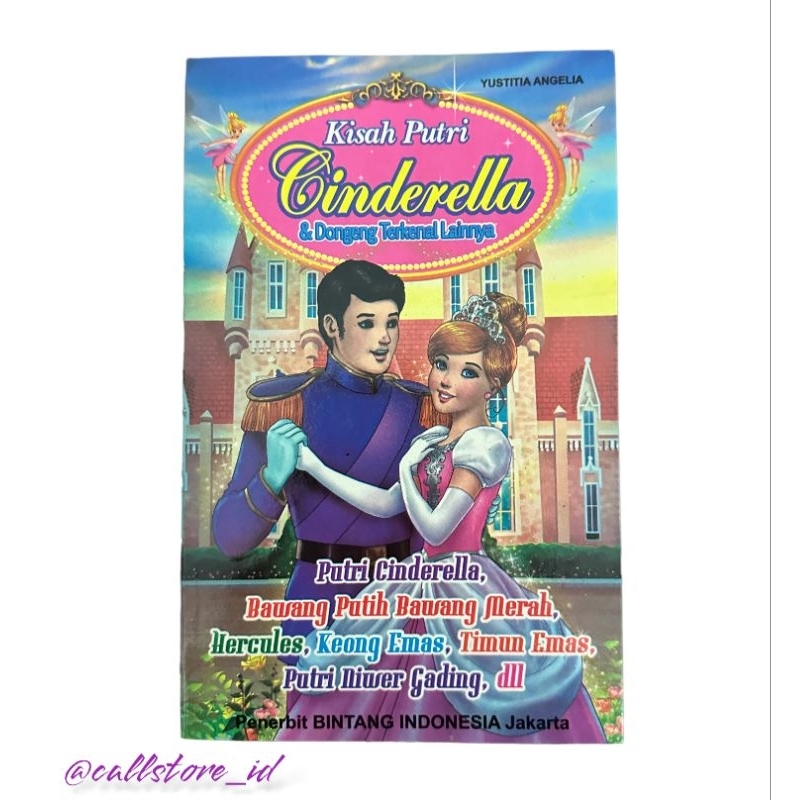 Jual Buku Cerita Dongeng Cinderella Dan Dongeng Terkenal Lainnya