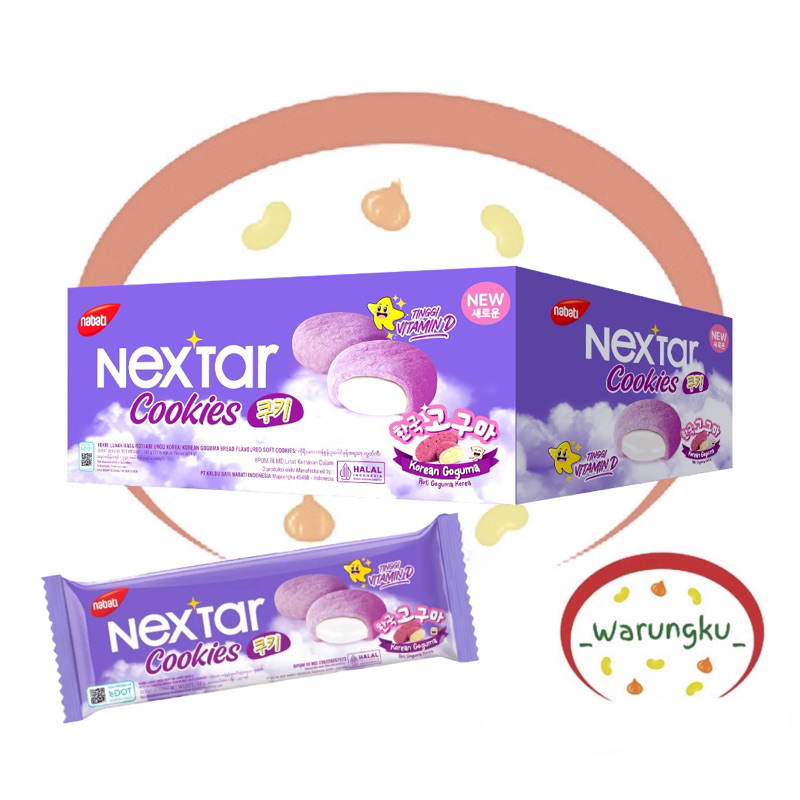 Jual Box Nextar Korean Goguma Isi Pcs Korea Taro Ungu Lilac