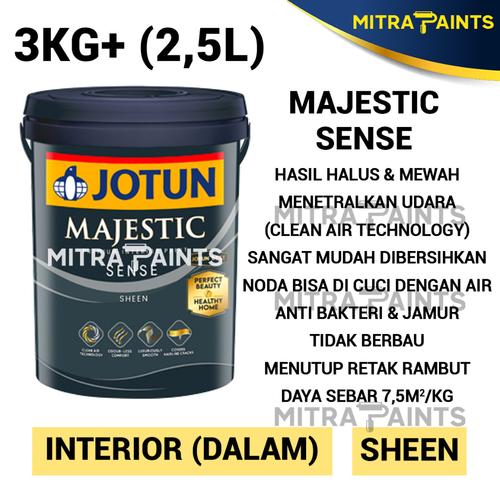 Jual Cat Tembok Interior Jotun Statement Blue Majestic True