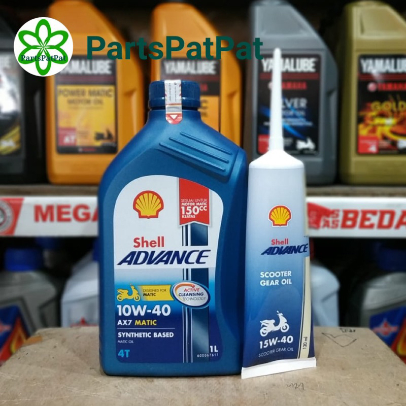 Jual Paket Hemat Oli Motor Matic Shell Ax Ax Matic Lt Ml W