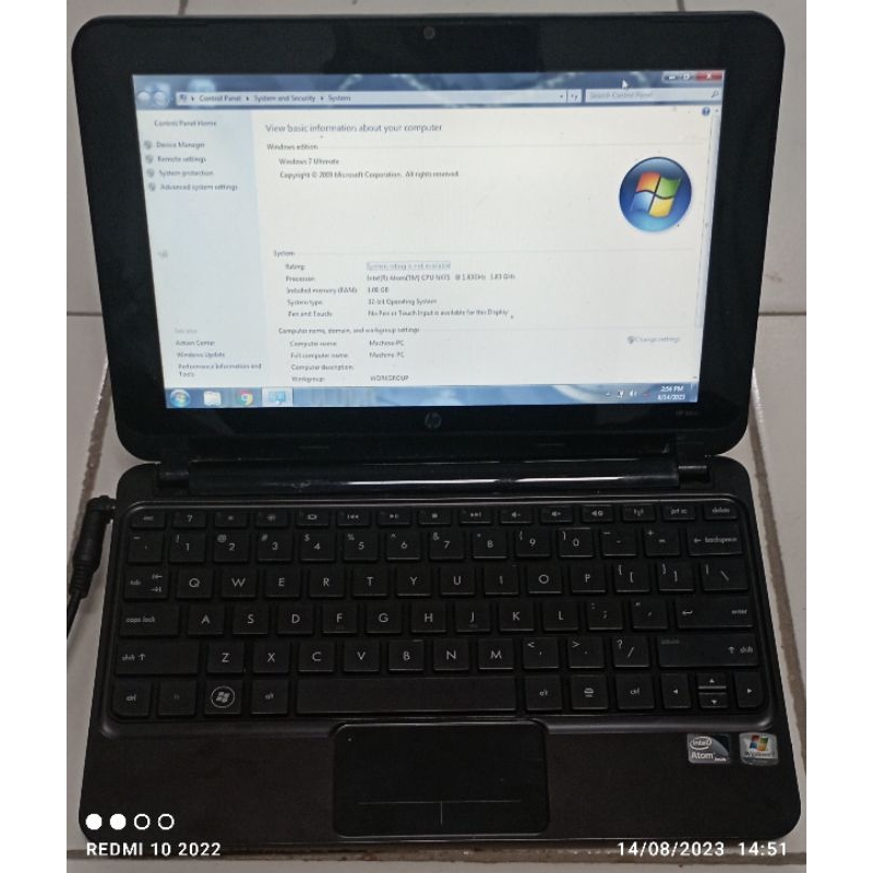 Jual Notebook HP Mini 210 Intel Atom DDR3 Shopee Indonesia