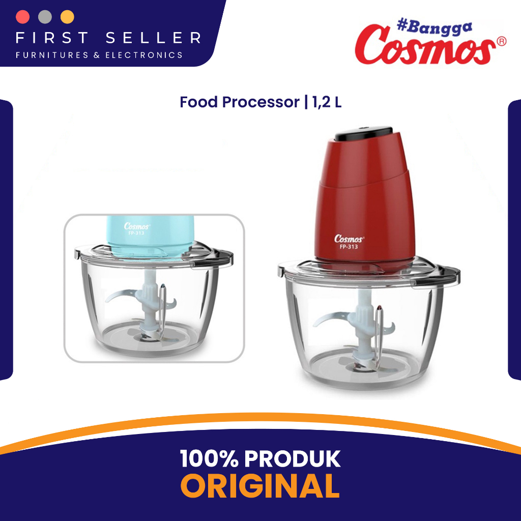 Jual BLENDER FOOD PROCESSOR COSMOS FP 313 FP313 2 LITER 2L