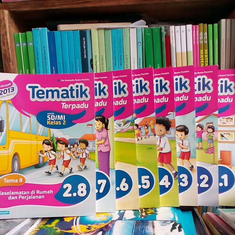 Jual Tematik Terpadu Tema 1 2 3 4 5 6 7 8 SD MI Kelas 2