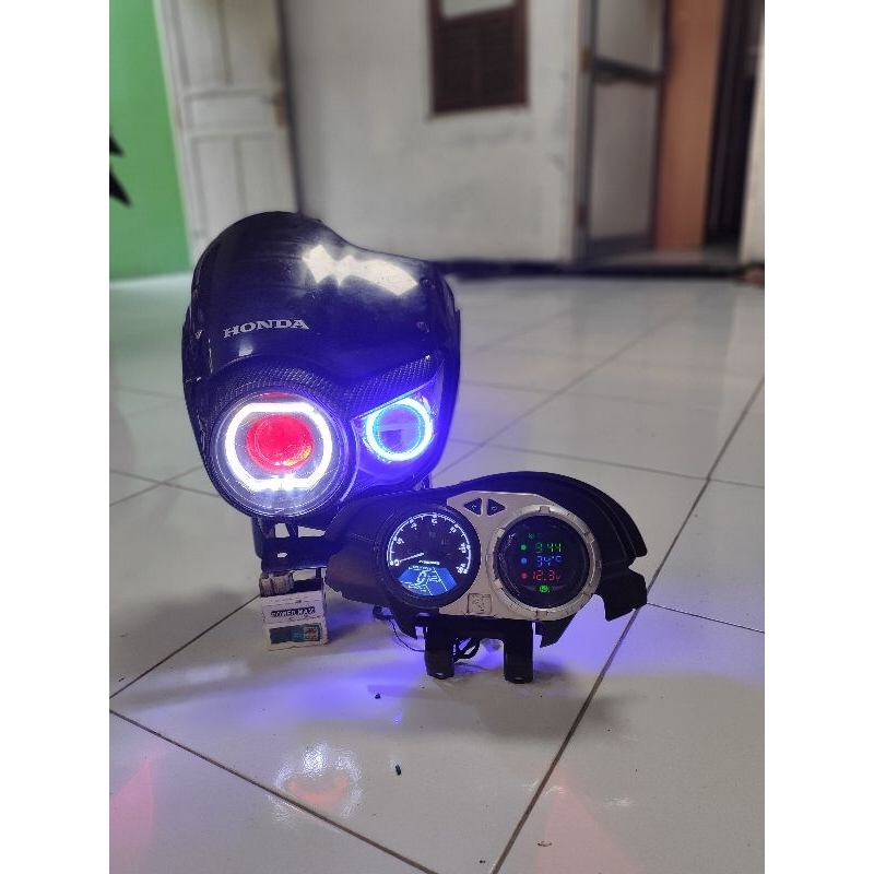 Jual Lampu Pece Tiger Head Lamp Asimetris Tiger Revo Shopee Indonesia