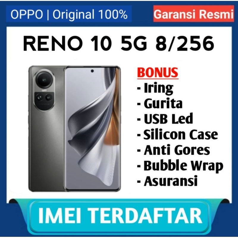 Jual OPPO Reno 10 5G 8 256 GB Garansi Resmi OPPO RENO 10 Shopee