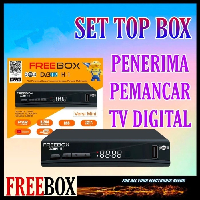 Jual Stb Freebox Digital Receiver Dvb T H Full Hd Multimedia Player