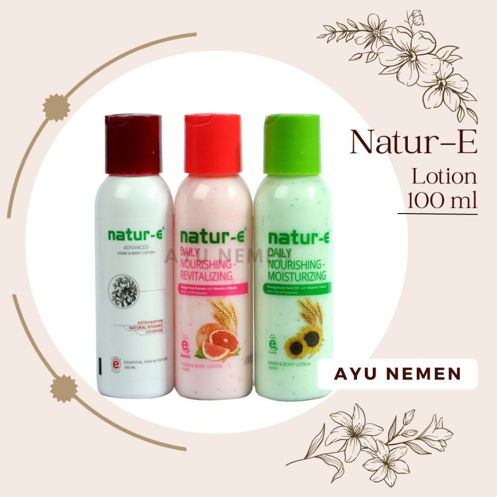 Jual NATUR E HAND BODY LOTION 100ML SERIES NATUR E DAILY NOURISHING