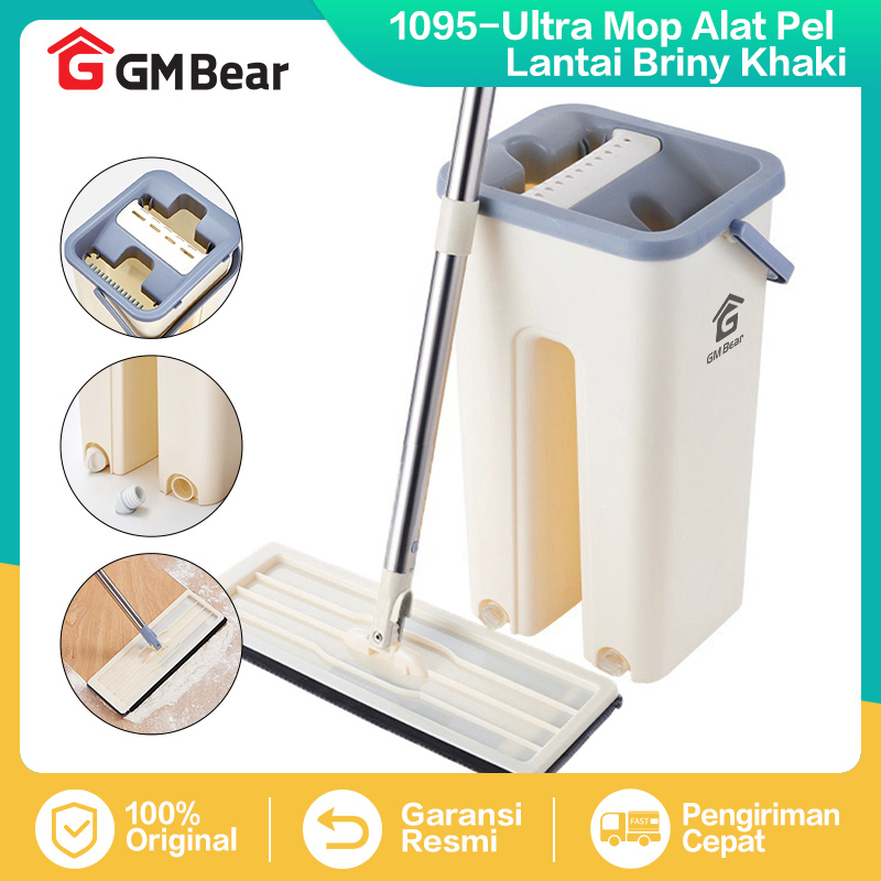 Jual GM Bear Alat Pel Lantai Praktis 1095 Ultra Mop Briny Small Khaki