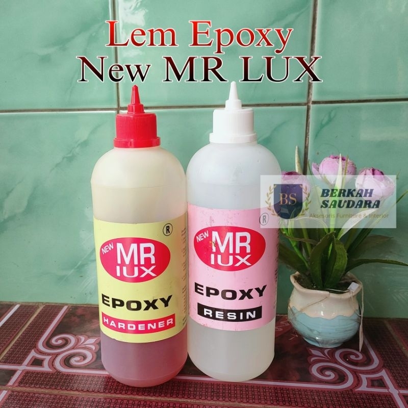 Jual Lem Epoxy New Mr Lux Resin Hardener Kemasan Kg Besar Shopee