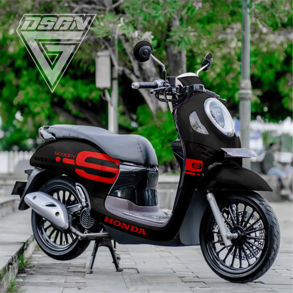 Jual Decal Scoopy Full Body Stiker Full Blok Decal Scopy Dekal Stiker