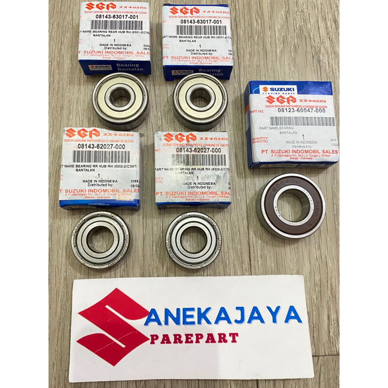 Jual BEARING BERING RODA VELEG VELG KLAHER DEPAN BELAKANG SUZUKI GSX R