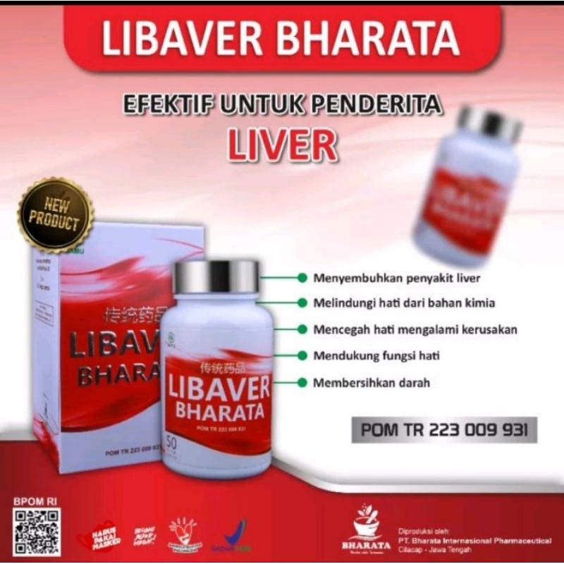 Jual Obat Liver Dan Hepatitis Libaver Bharata Kemasan Mg Isi