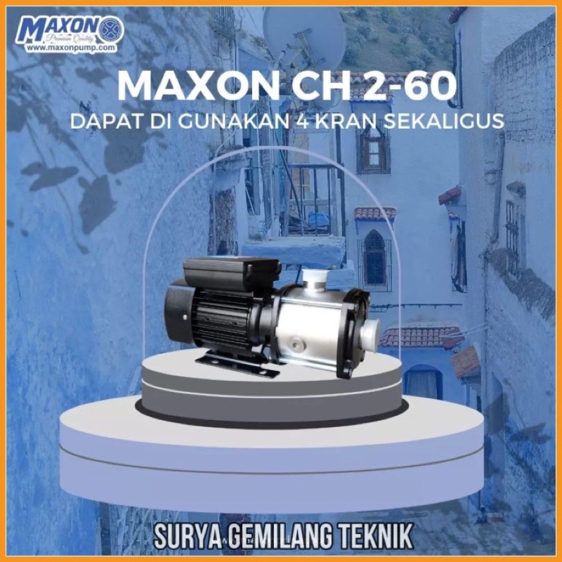 Jual Pompa Air Booster Horizontal Multistage CH 8 40T Maxon Italy