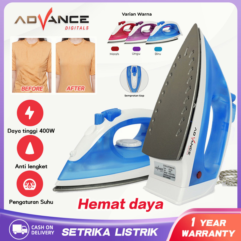 Jual Setrika Uap Listrik Laundry Portable Mini Setrikaan Convenient