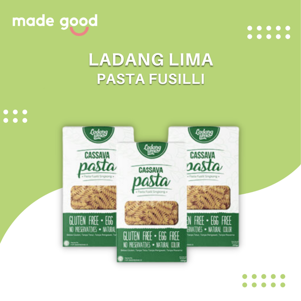 Jual Ladang Lima Pasta Fusilli Cassava Singkong Gram Shopee