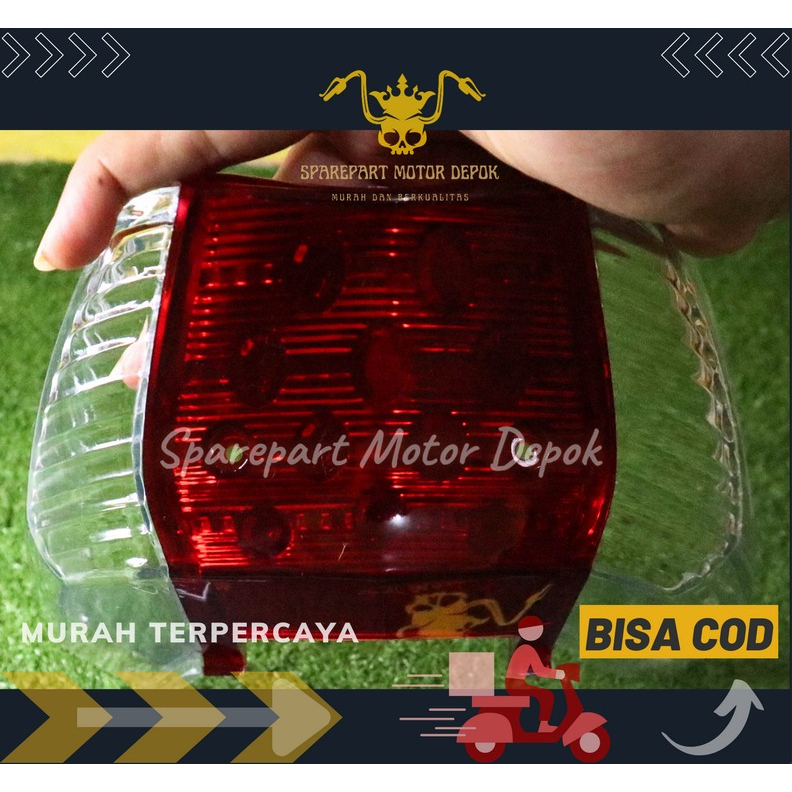 Jual Mica Mika Lampu Belakang Stoplamp Supra X 125 2007 2012 Batman