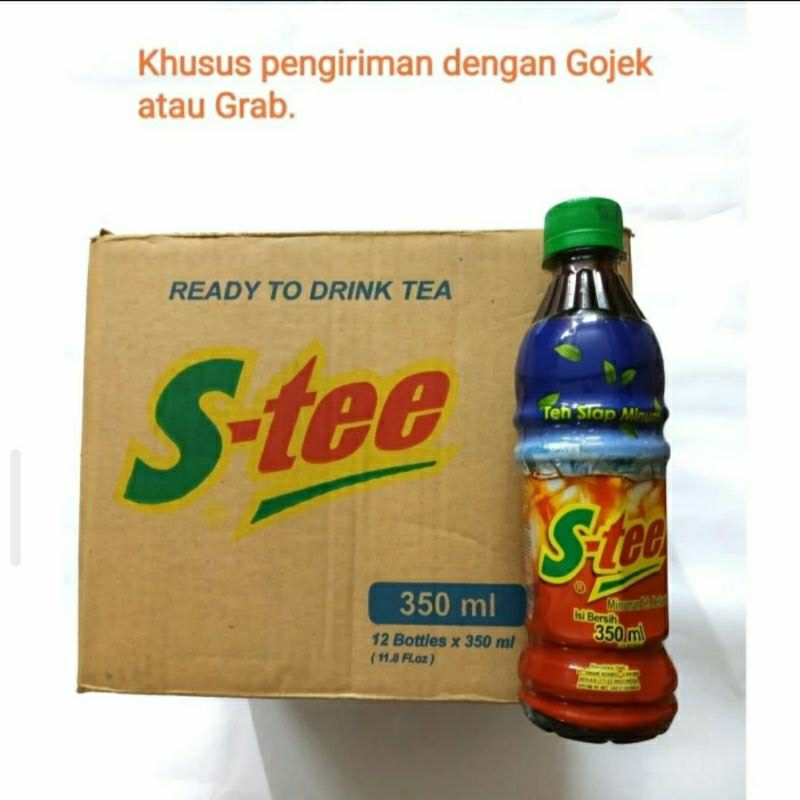 Jual S Tee Teh Kemasan Botol Stee 1 Dus Isi 12 Botol Shopee Indonesia