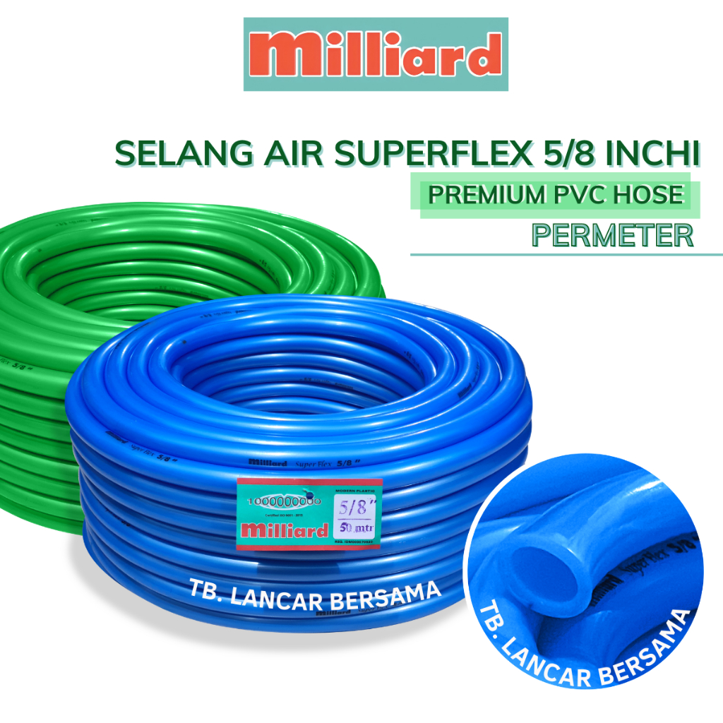 Jual SELANG AIR 5 8 INCHI MILLIARD SUPERFLEX HARGA PERMETER Shopee