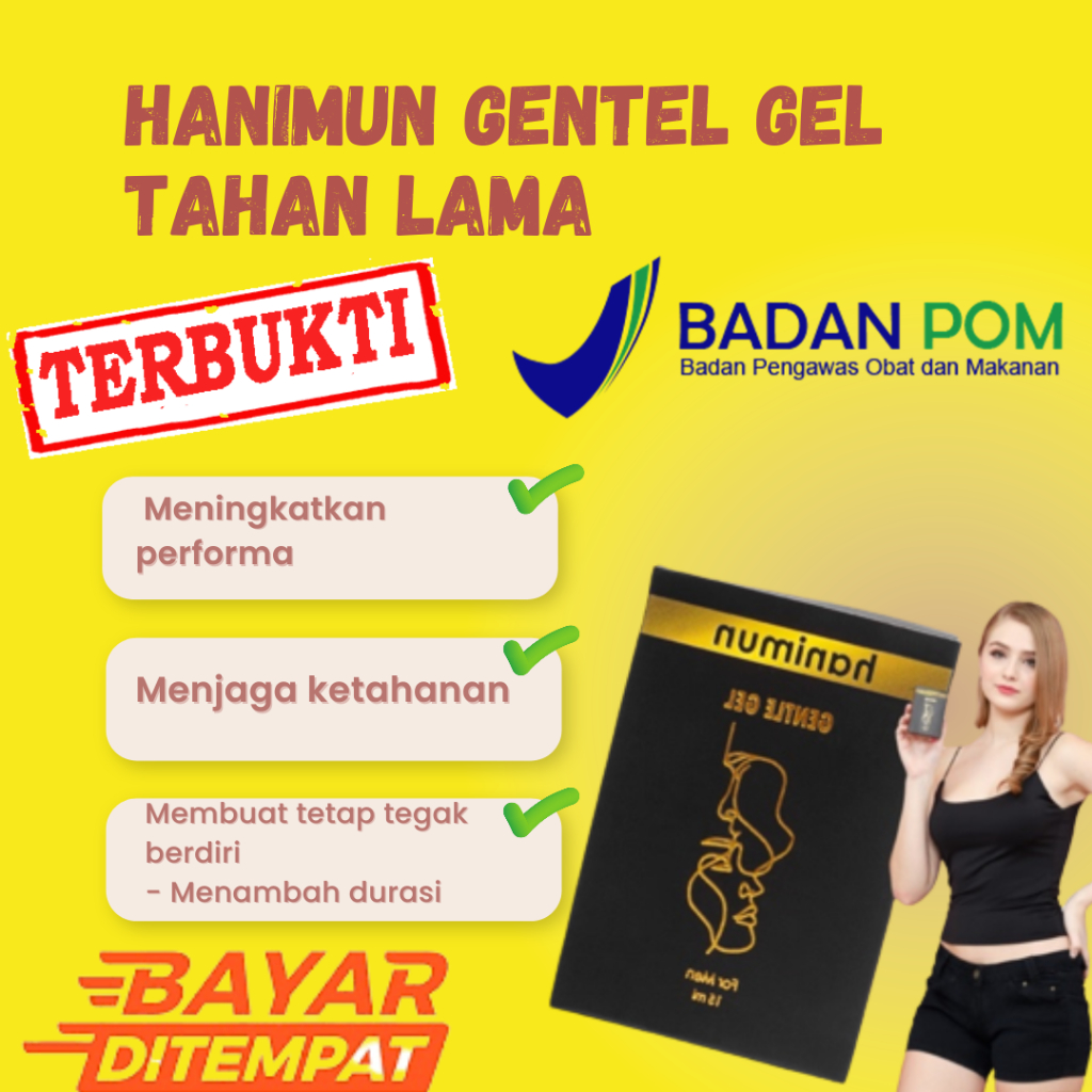 Jual Hanimun Gentle Gel Original Obat Kuat Oles Tahan Lama Herbal Sudah