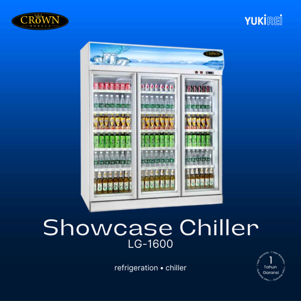 Jual Showcase Chiller LG 1600 CROWN HORECA Shopee Indonesia