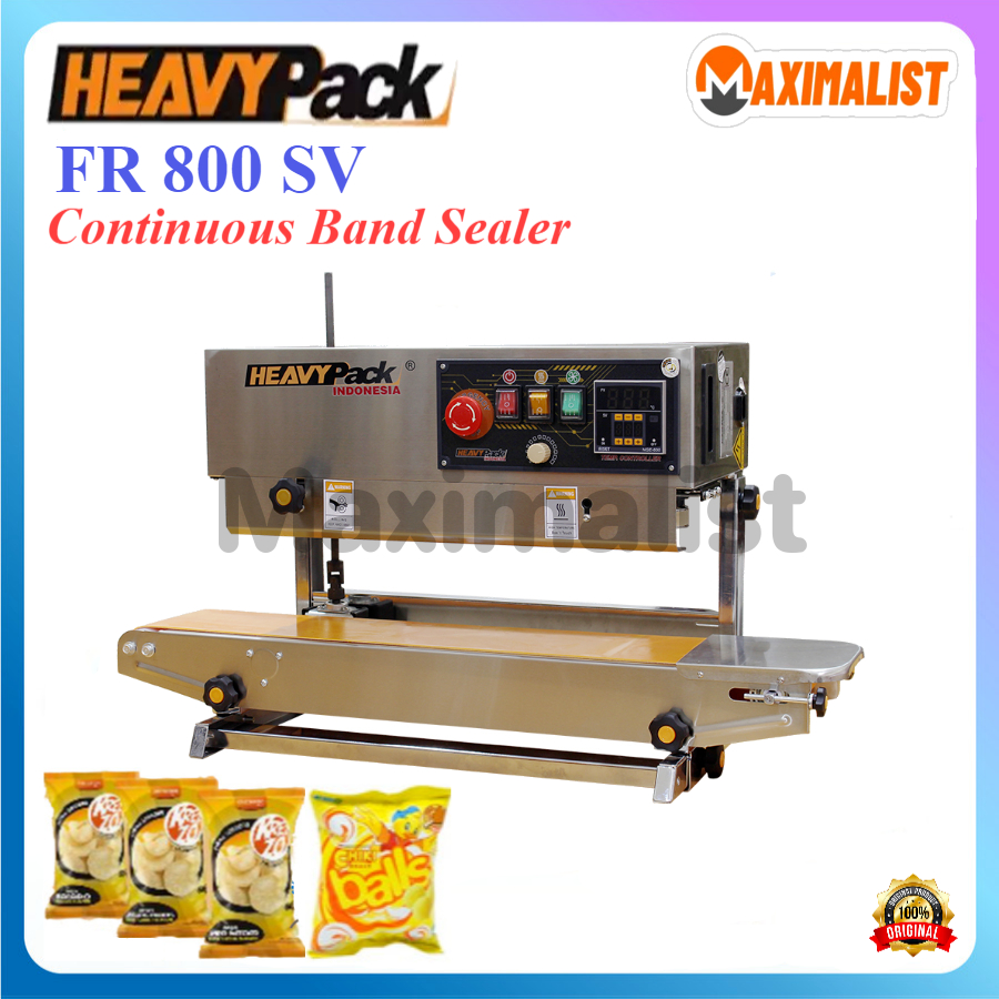 Jual Mesin Segel Plastik Continuous Band Sealer HEAVYPACK VERTIKAL FR