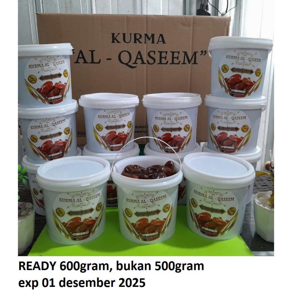 Jual KURMA KEMASAN EMBER KURMA AL QASEEM EMBER Shopee Indonesia