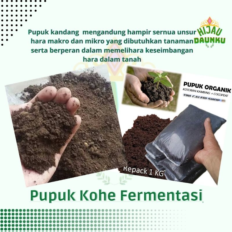 Jual Pupuk Kandang Halus Steril Siap Pakai Kg Kohe Kambing Sapi