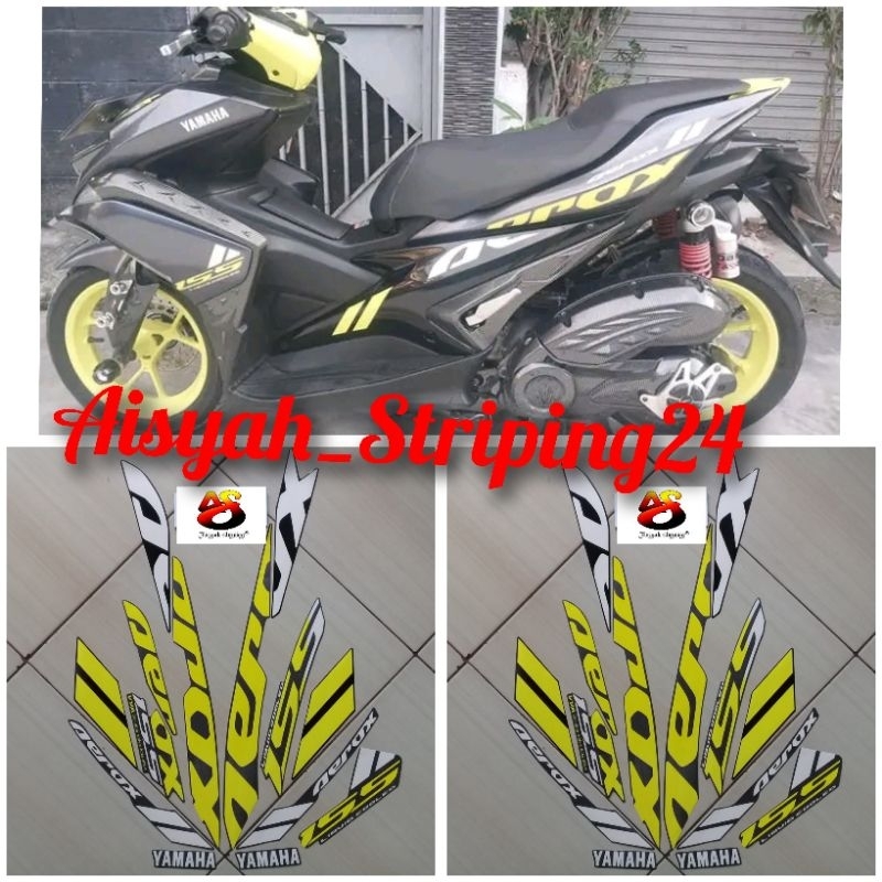 Jual Stiker Sticker Striping Lis Les Polet Body Motor Yamaha Aerox