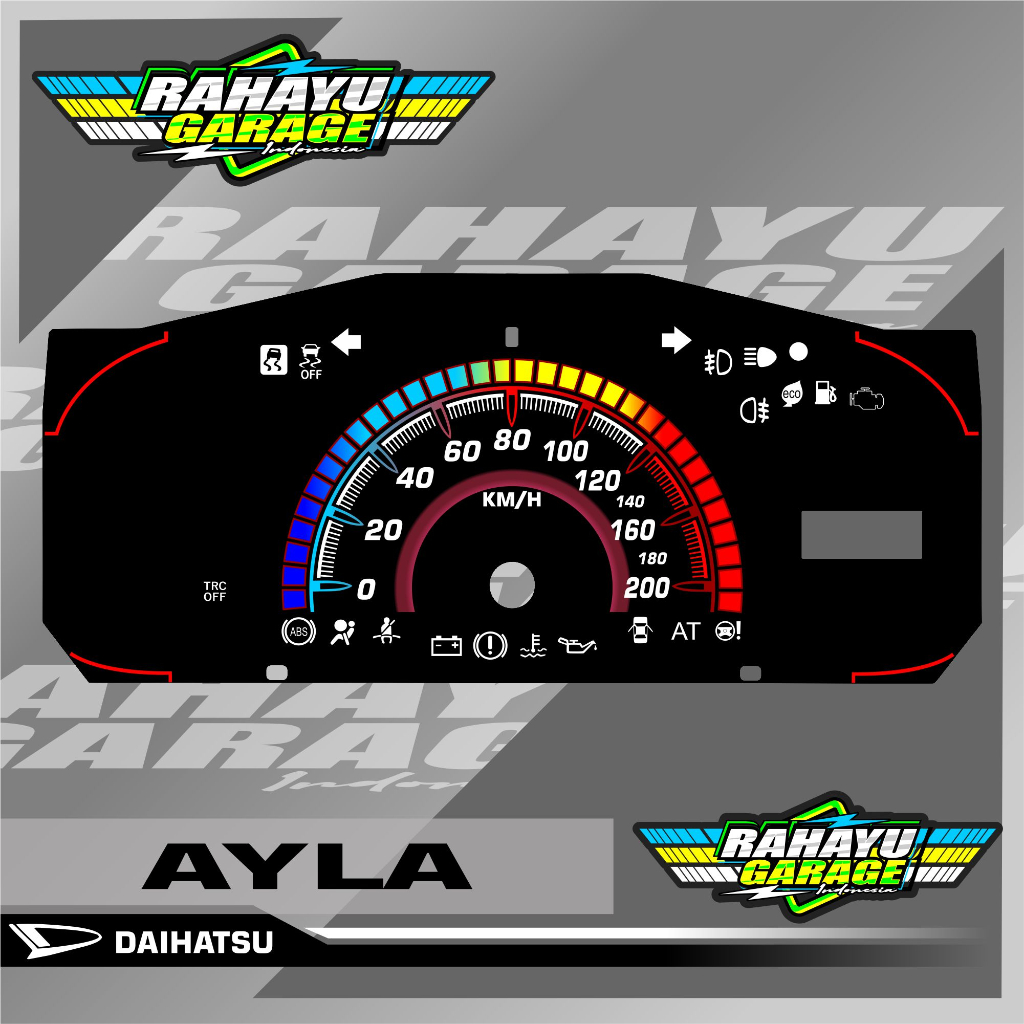 Jual Papan Speedometer Custom Daihatsu Ayla Panel Spido Meter Custom