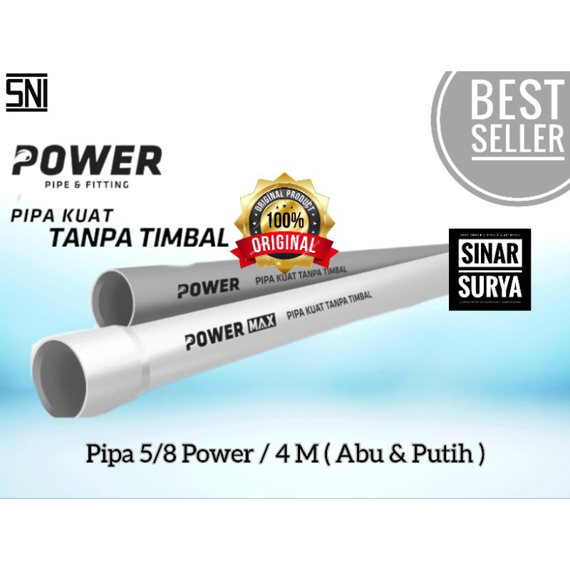 Jual Pipa Listrik Pvc Brand Power Shopee Indonesia