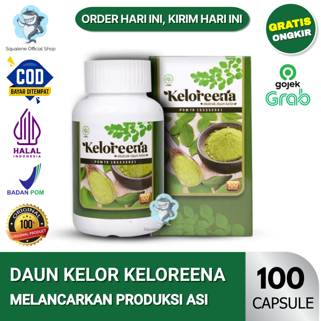 Jual KELOREENA Ekstrak Daun Kelor Asli Original Melancarkan Produksi