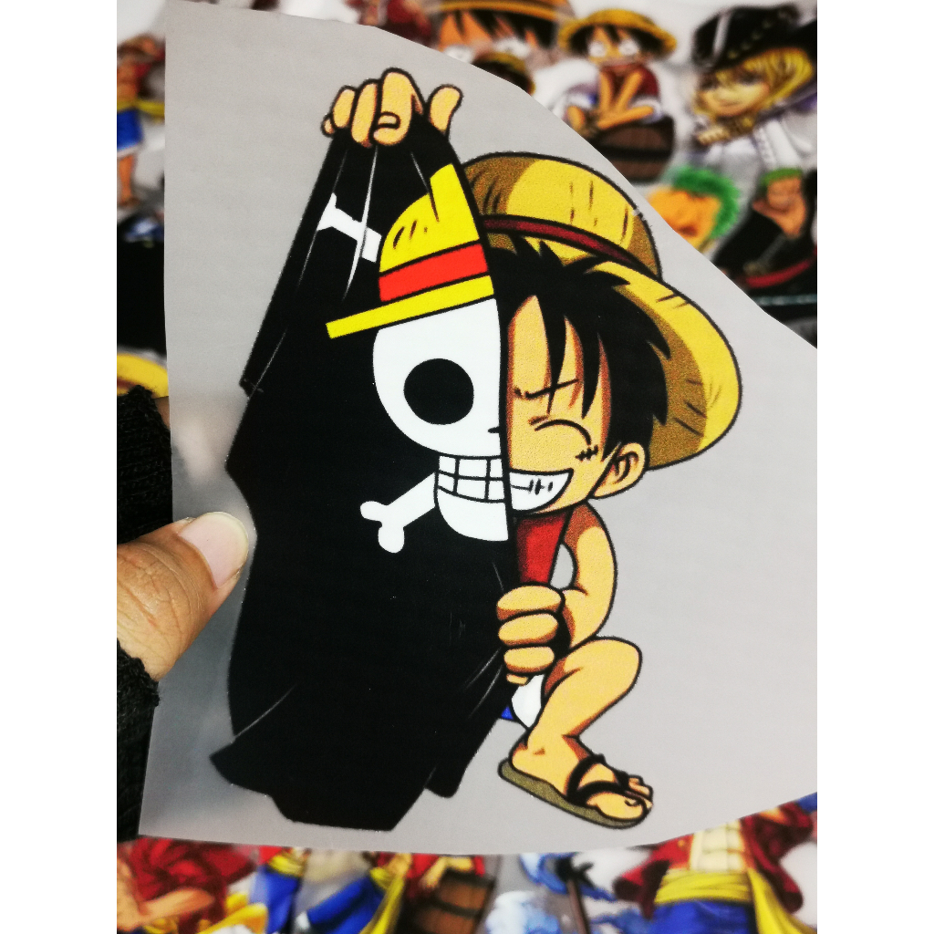 Jual Sablon Setrika Sablon Dtf Printing Tema One Piece Untuk Kaos