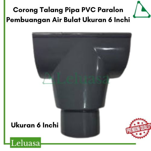 Jual Corong Talang Pipa Pvc Paralon Pembuangan Air Bulat Ukuran Inchi