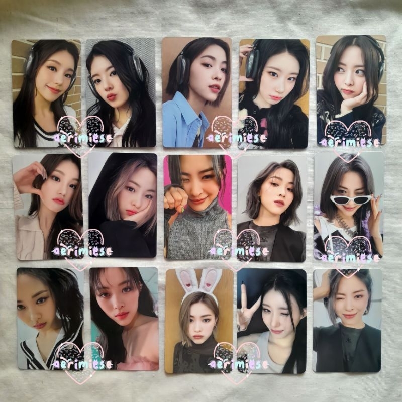 Jual PHOTOCARD YEJI LIA RYUJIN CHAERYEONG YUNA ITZY CHECKMATE CHESHIRE