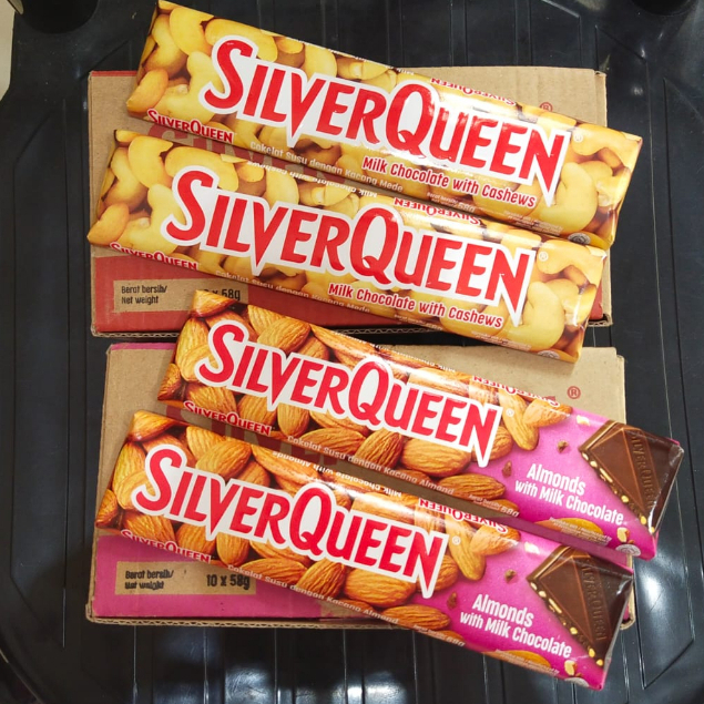 Jual Silverqueen Coklat Cokelat Milk Chocolate With Cashews