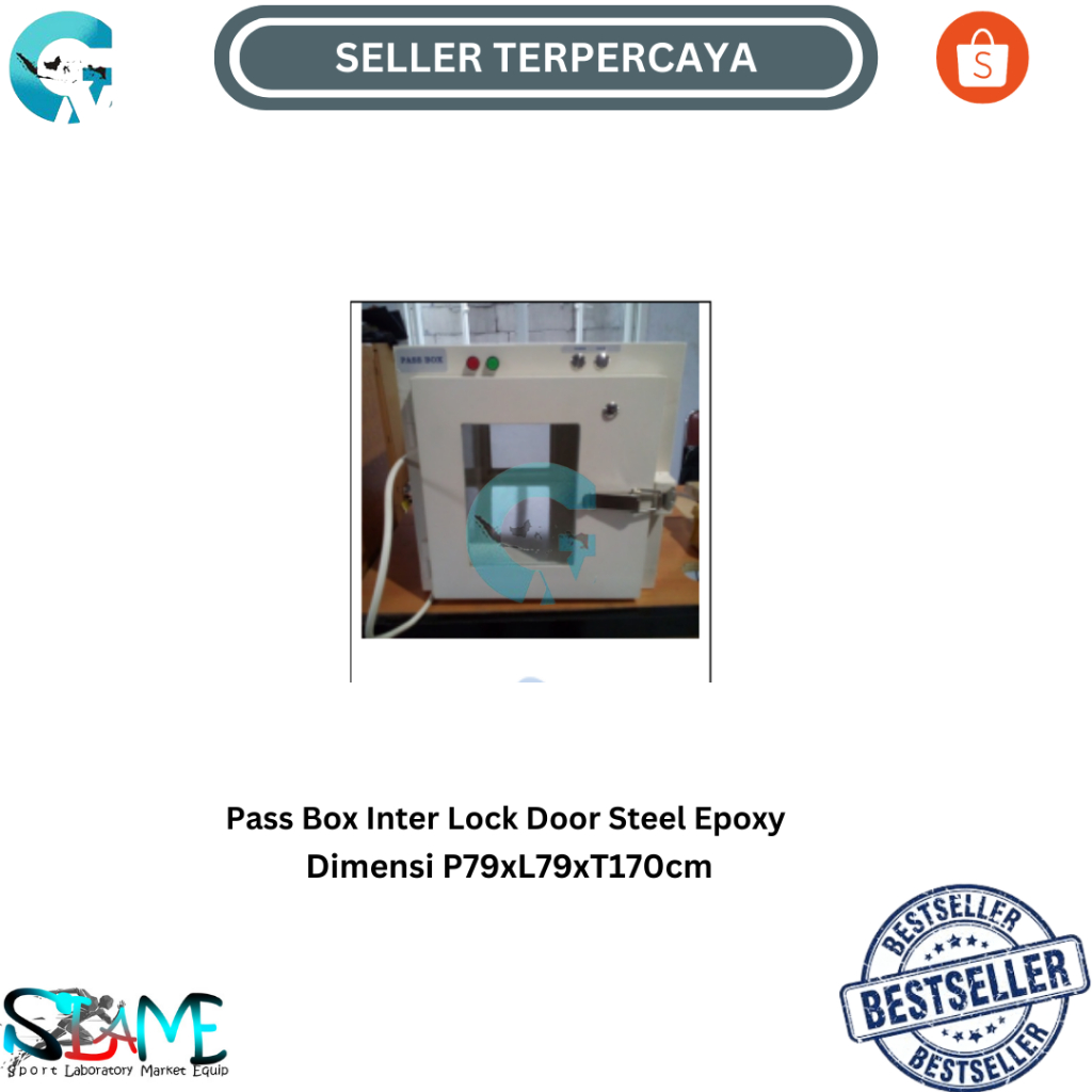 Jual Pass Box Inter Lock Door Steel Epoxy Dimensi P Xl Xt Cm