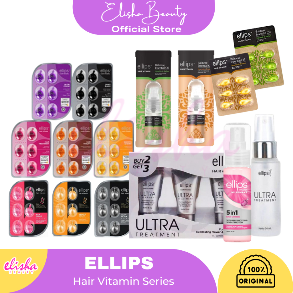 Jual Ellips Hair Vitamin Series All Varian Blister Jar Ultra