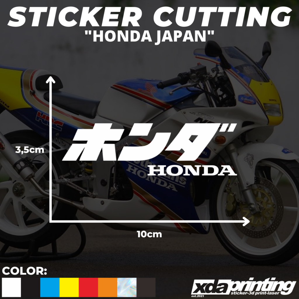 Jual Stiker Sticker Cutting Honda Kanji Jepang Japan Shopee Indonesia