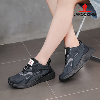 Jual Larocking Artemis Hitam Full Sepatu Sneakers Running Gym Shoes