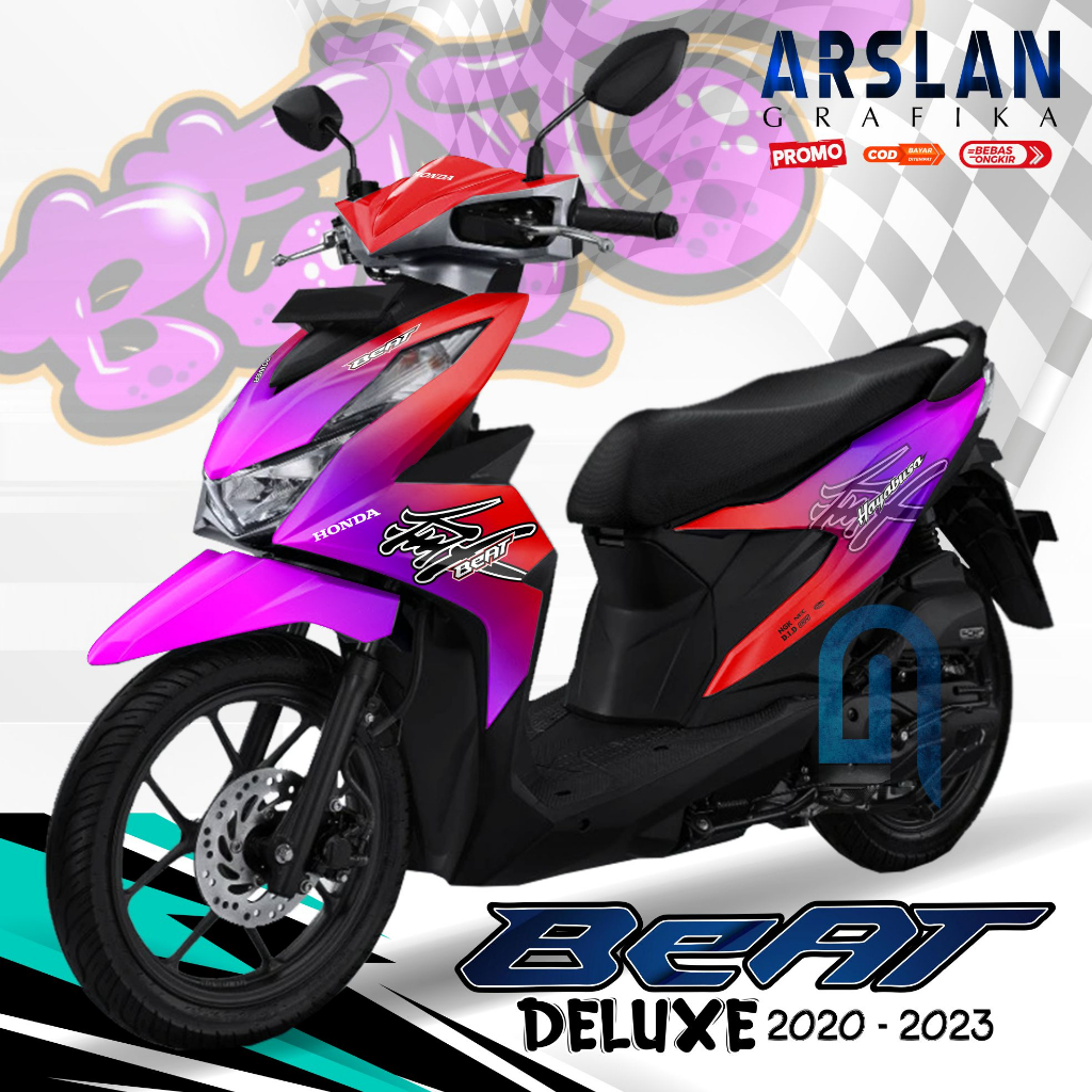 Jual TERBARU Decal BEAT DELUXE HAYABUSA BUNGLON Full Body Stiker BEAT