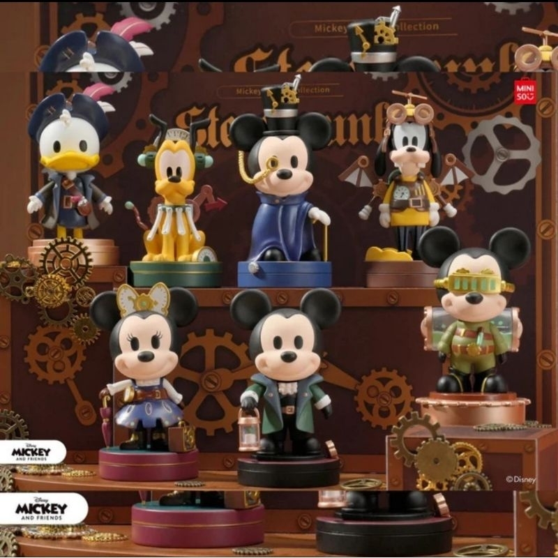 Jual Mickey Mouse Collection Steampunk Miniso Blindbox Shopee Indonesia