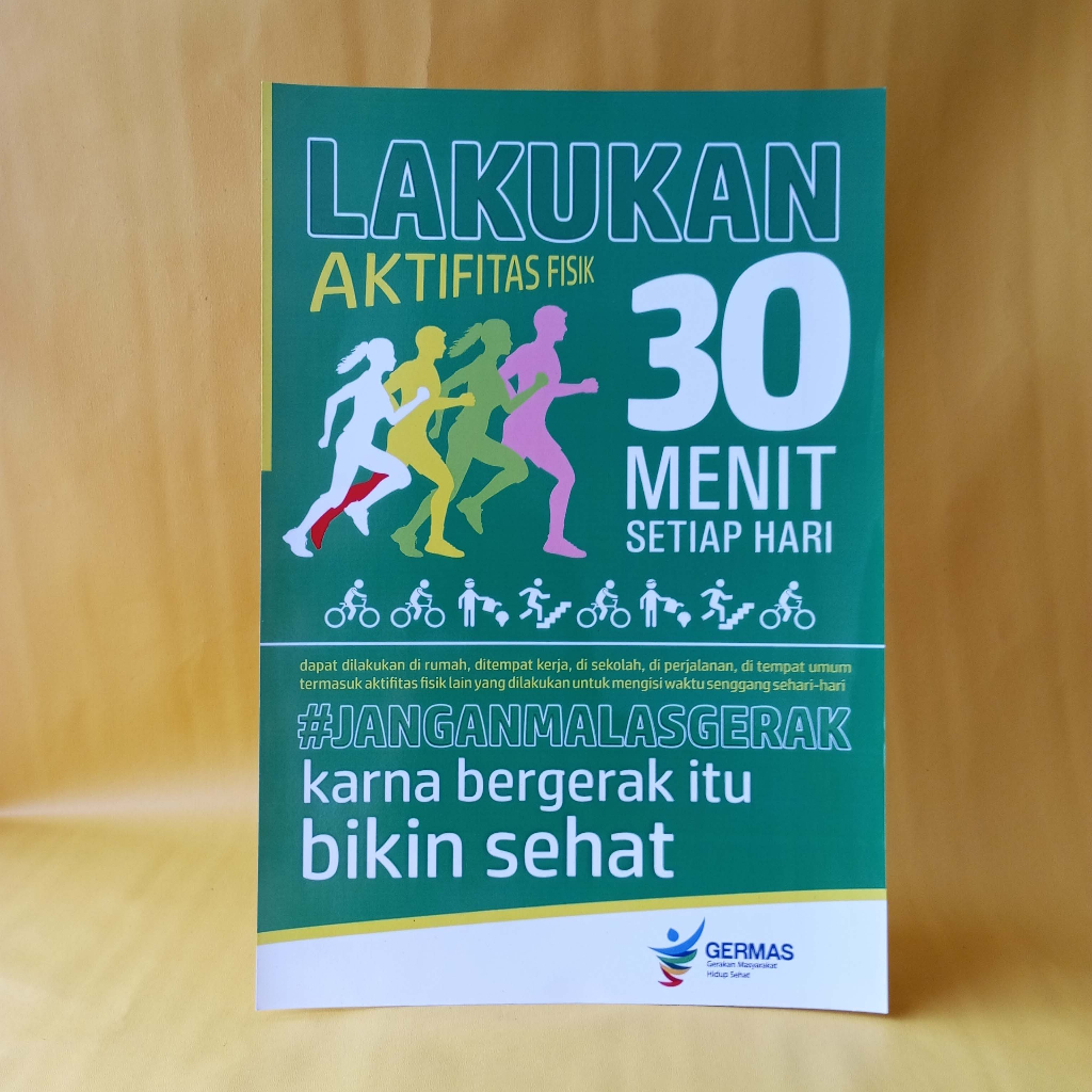 Jual Poster Kesehatan Lakukan Aktivitas Fisik Poster Olahraga