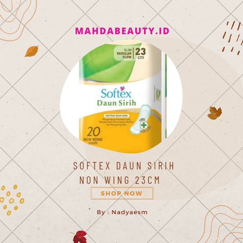 Jual SOFTEX DAUN SIRIH NON WINGS 20PADS 23cm Shopee Indonesia