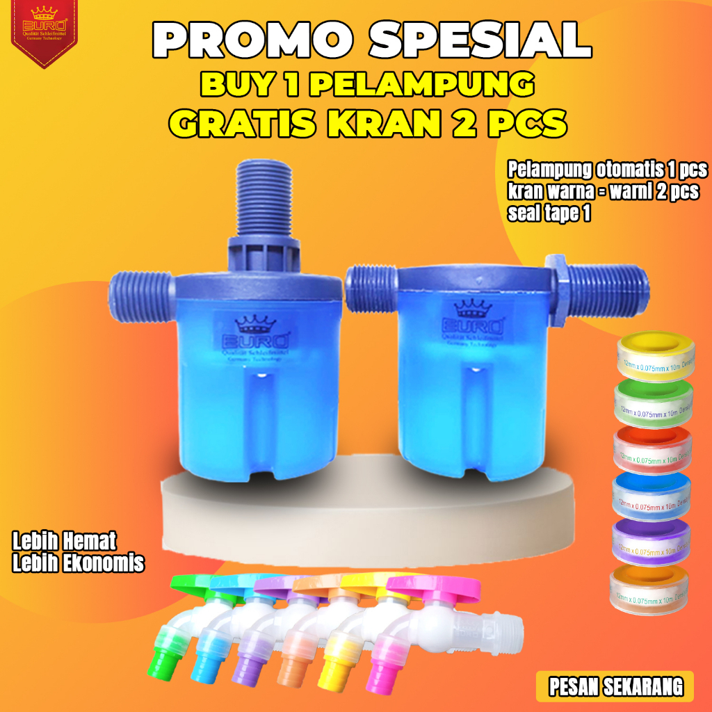 Jual Promo Pelampung Air Otomatis Horizontal Vertikal Gratis Kran