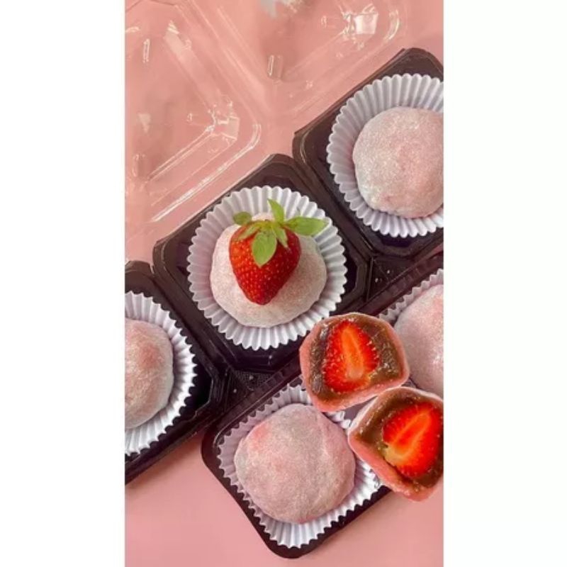 Jual Mochi Ichigo Daifuku Mochi Jepang Isi Red Bean Dan Buah